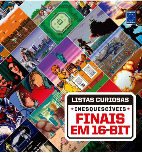 Livro Coleção Listas Curiosas: Inesquecíveis Finais em 16-bit