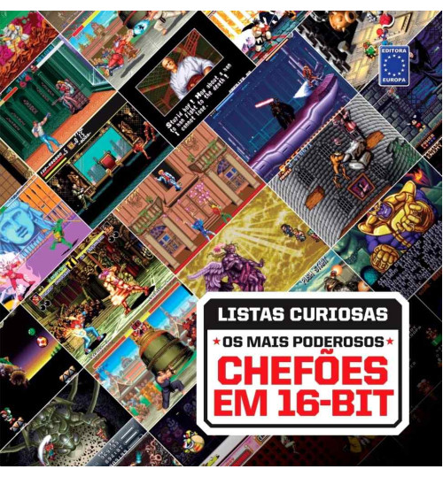 Livro Coleção Listas Curiosas: Os Mais Poderosos Chefões em 16-bit