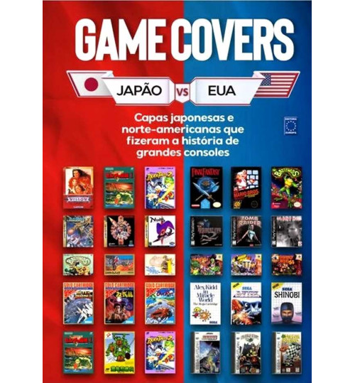 Livro Game Covers: Japão vs EUA