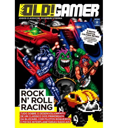 Livro OLD!Gamer - Volume 10: Rock N' Roll Racing