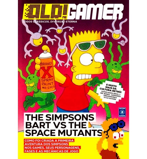 Livro OLD!Gamer - Volume 12: The Simpsons Bart Vs. The Space Mutants