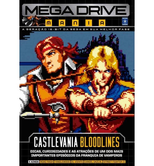 Livro Mega Drive Mania Volume 1 - Castlevania Bloodlines