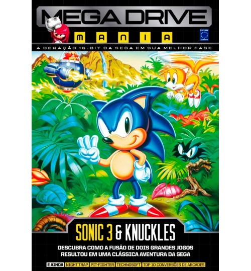 Livro Mega Drive Mania Volume 6 - Sonic 3 e Knuckles