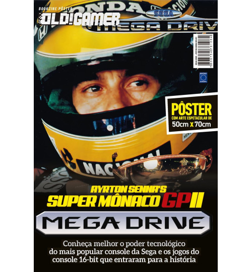 Revista Superpôster OLD!Gamer - Ayrton Senna Super Monaco GPII