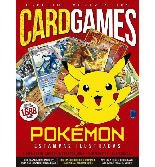 Revista Especial Mestres dos Cardgames - PokÃ©mon Estampas Ilustradas
