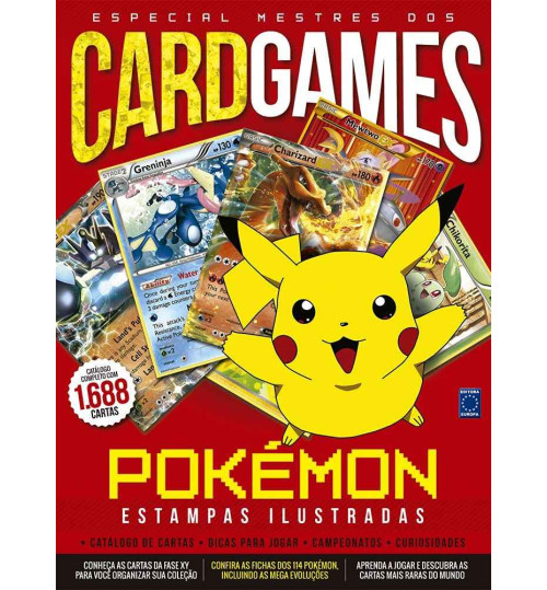 Revista Especial Mestres dos Cardgames - Pokémon Estampas Ilustradas