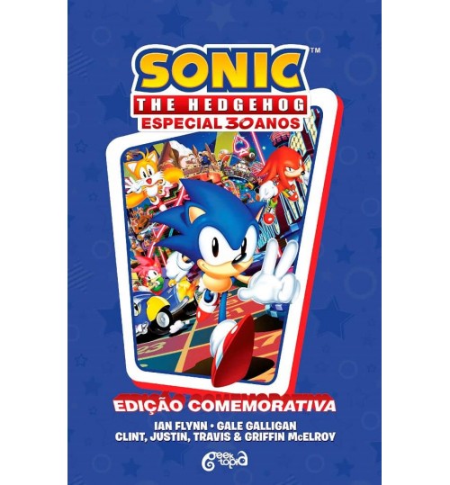 Livro Sonic The Hedgehog â€“ Especial 30 Anos: EdiÃ§Ã£o Comemorativa