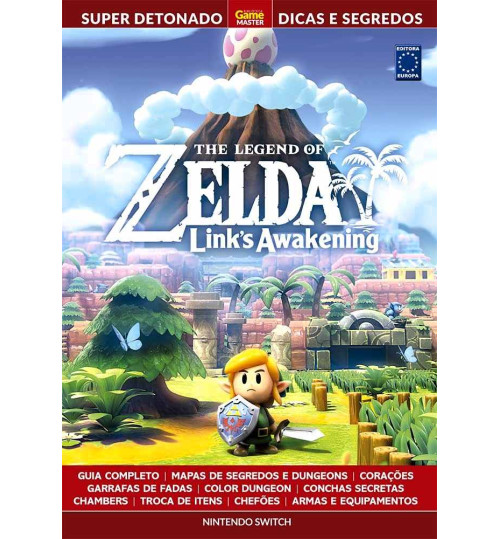 Livro Super Detonado The Legend of Zelda Links Awakening