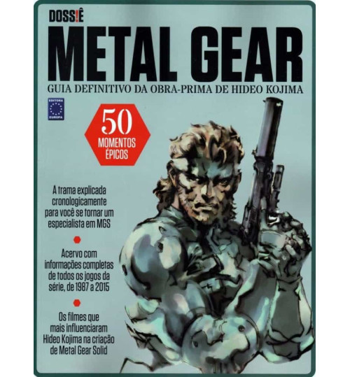 Revista Dossiê Metal Gear - Guia Definitivo da Obra Prima de Hideo Kojima