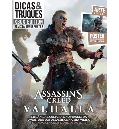 Revista Superpôster Dicas & Truques Xbox - Assassin's Creed Valhalla