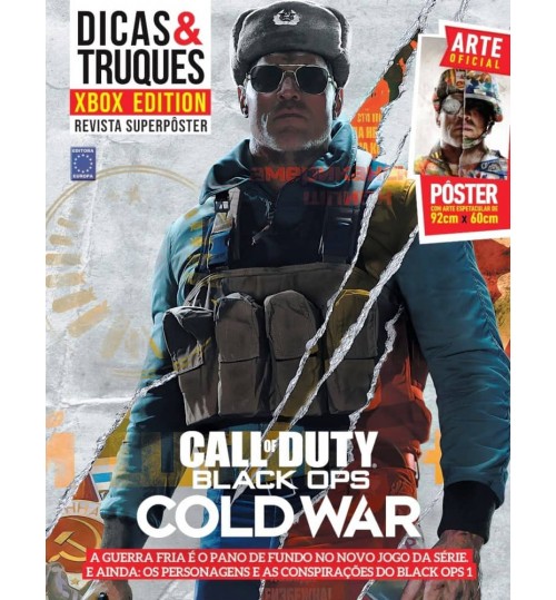 Revista Superpôster Dicas & Truques Xbox Edition - Call Of Duty - Black Ops Cold War