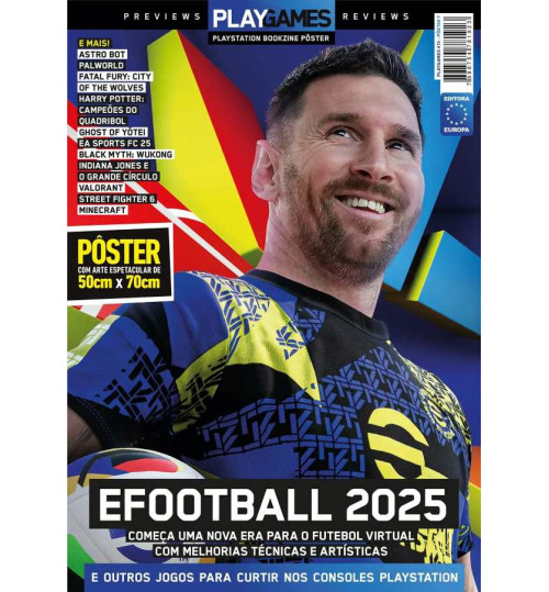 Revista Superpôster Play Games - eFootball 2025