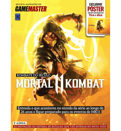Revista Superpôster - Kombat do Século: Mortal Kombat 11