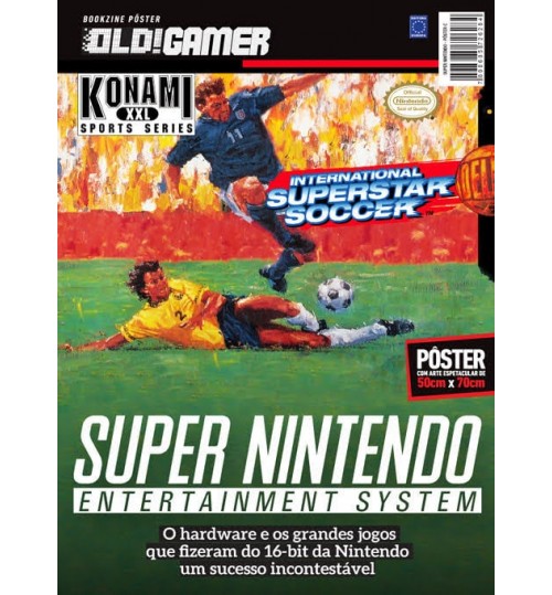 Revista SuperpÃ´ster OLD!Gamer - Super Nintendo - International Superstar Soccer Deluxe