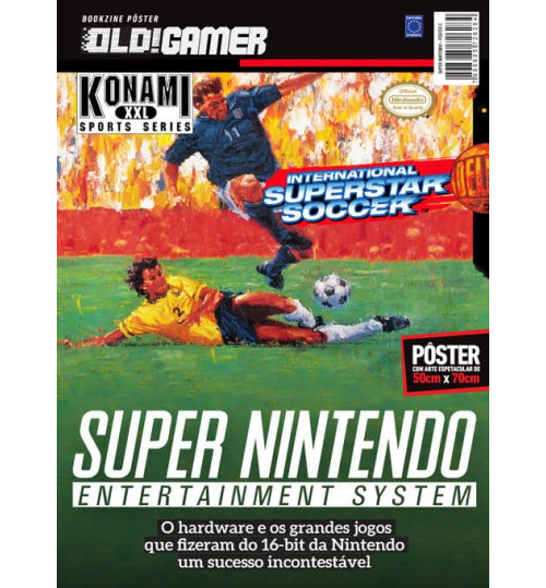 Revista Superpôster OLD!Gamer - Super Nintendo - International Superstar Soccer Deluxe