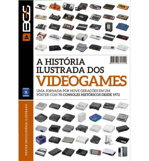 Revista Superpôster Enciclopédia Ilustrada - A História Ilustrada dos Videogames