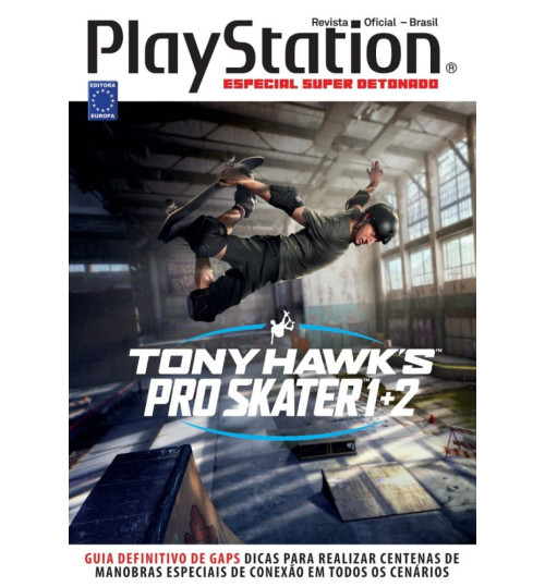 Livro Especial Super Detonado PlayStation - Tony Hawks Pro Skater 1+2