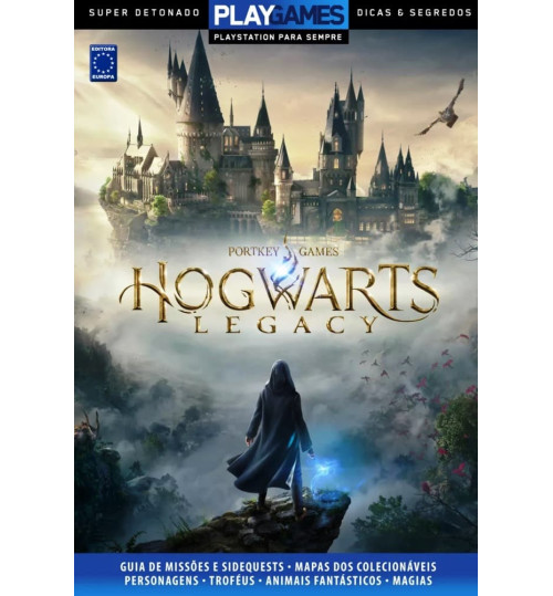 Livro Super Detonado Play Games - Hogwarts Legacy