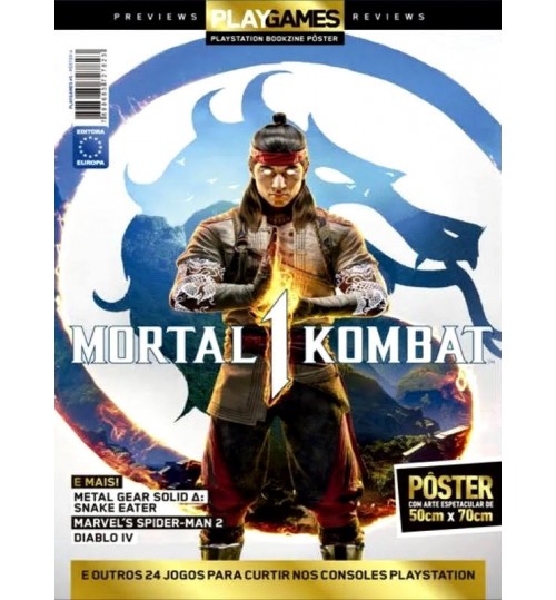 Revista SuperpÃ´ster Play Games - Mortal Kombat 1