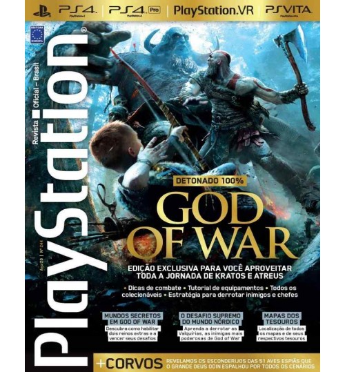 Revista Playstation - God of War 100% Detonado NÂ° 244