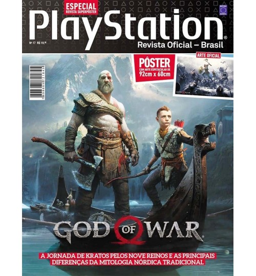Revista Superpôster PlayStation - God Of War Volume 2