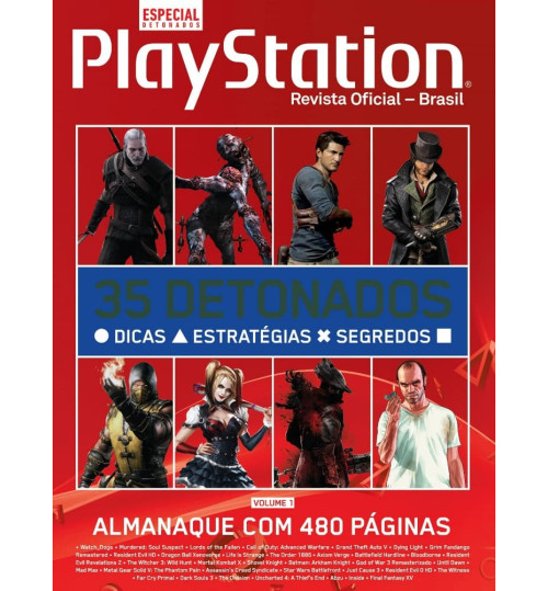 Livro Almanaque Playstation de Detonados - Volume 1