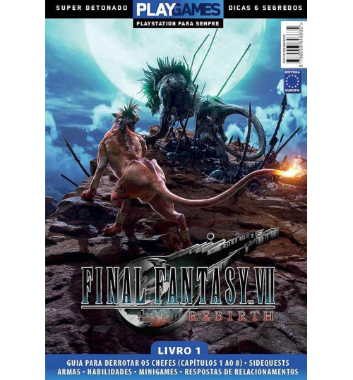 Livro Super Detonado Play Games: Final Fantasy VII Rebirth - Livro 1