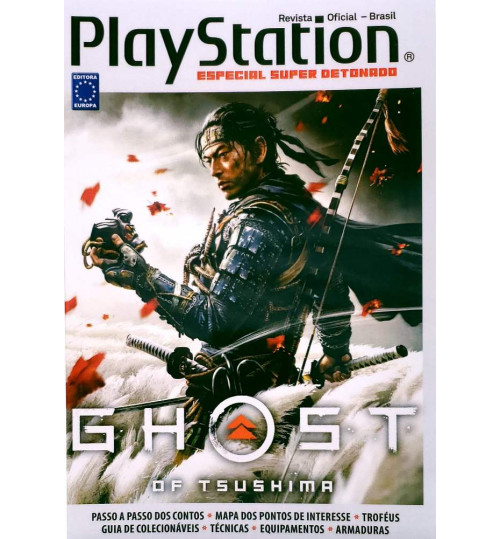 Livro Super Detonado Dicas e Segredos - Ghost of Tsushima