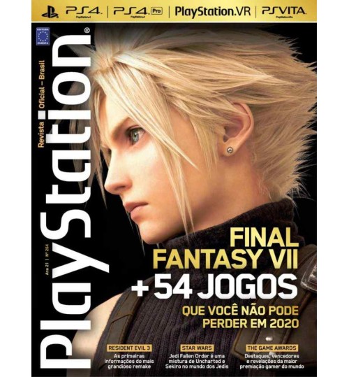 Revista Playstation - Final Fantasy VII Mais de 54 Jogos Que Você Não Pode Perder N° 264