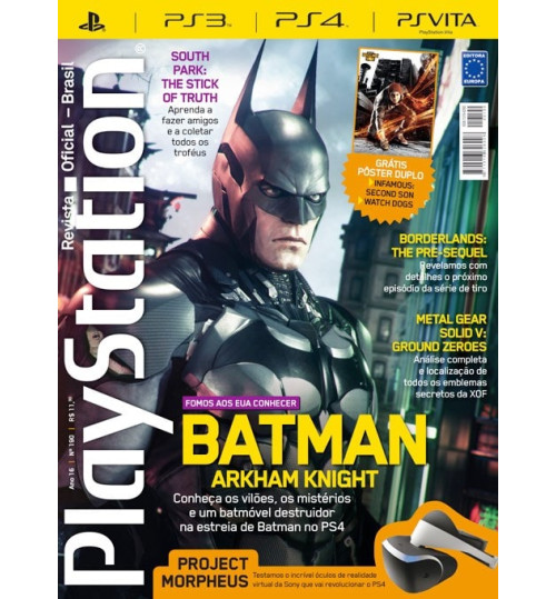 Revista Playstation - Batman Arkham Knight N° 190