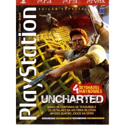 Revista Playstation Edição Especial: Uncharted - 4 Detonados Matadores