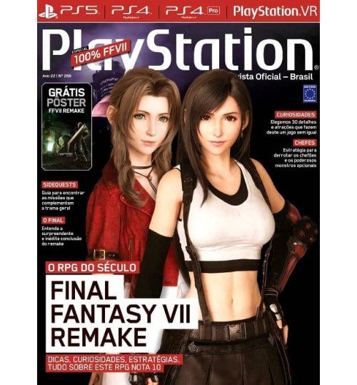 Revista Playstation Final Fantasy Remake VII NÂ° 268