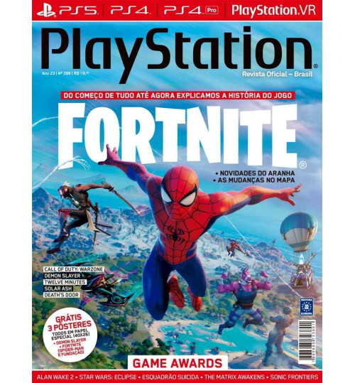 Revista Playstation - Fortnite: Do Começo de Tudo Até Agora a História do Jogo N° 288