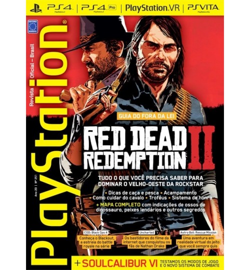 Revista Playstation Guia do Fora da Lei - Red Dead Redemption II NÂ° 251