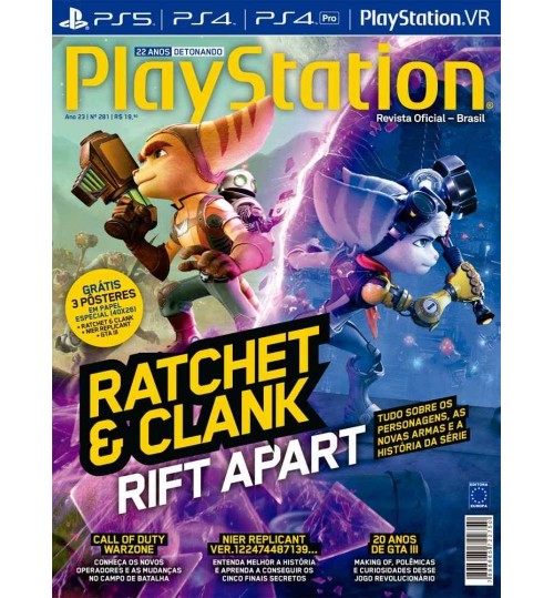 Revista Playstation Ratchet e Clank - Rift Apart N° 281