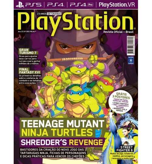 Revista Playstation - Teenage Mutant Ninja Turtles: Shredder's Revenge N° 293