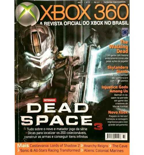 Revista Oficial Xbox 360 - Dead Space 3 Detonado N° 77