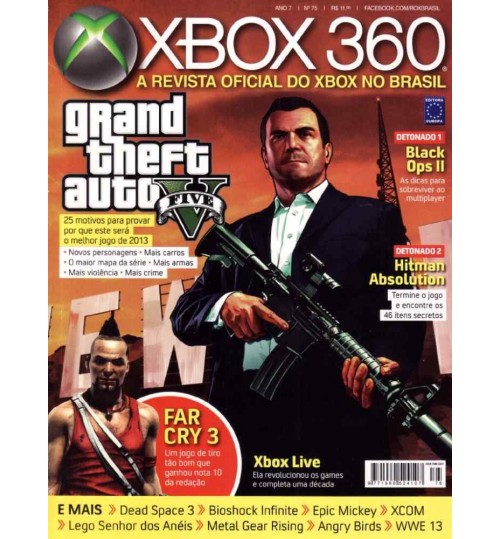 Revista Oficial Xbox 360 - Grand Theft Auto V N° 75