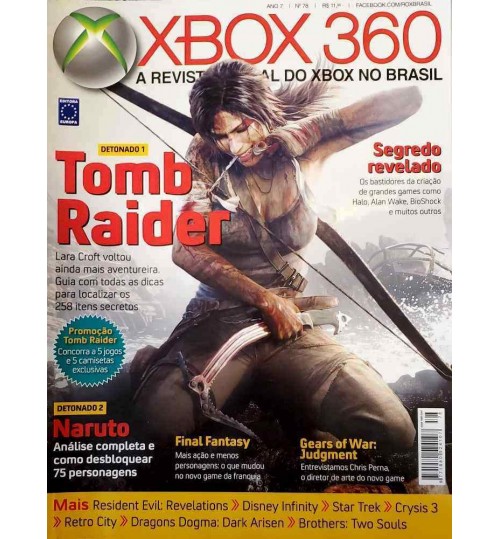 Revista Oficial Xbox 360 - Tomb Raider Detonado N° 78