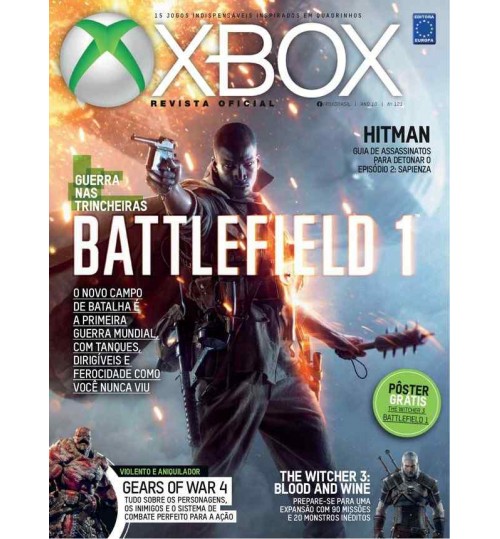 Revista Oficial Xbox - Guerra nas Trincheiras - Battlefield 1 N° 121