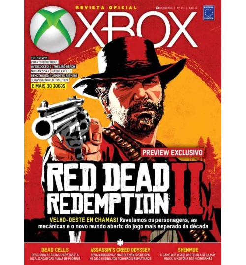 Revista Oficial Xbox - Preview Exclusivo Red Dead Redemption II NÂ° 149