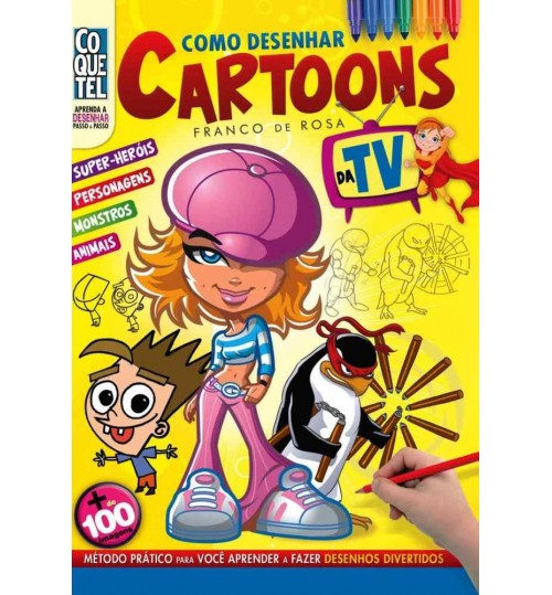 Livro Como Desenhar Cartoons da TV