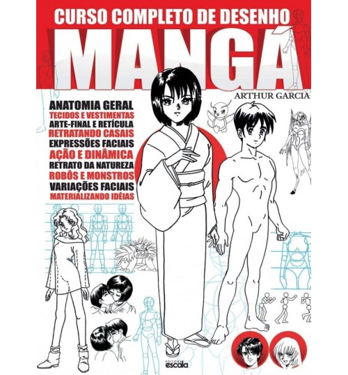Livro Curso Completo de Desenho Mangá