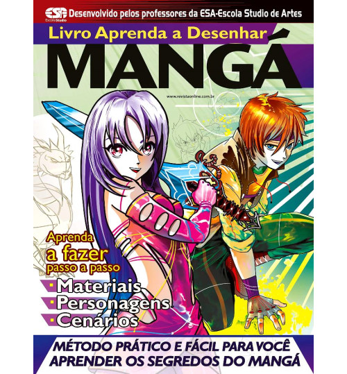 Livro Aprenda a Desenhar Mangá