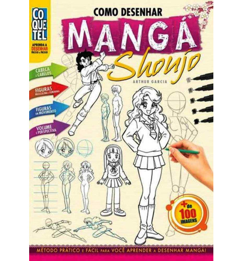 Livro Como Desenhar Mangá Shoujo