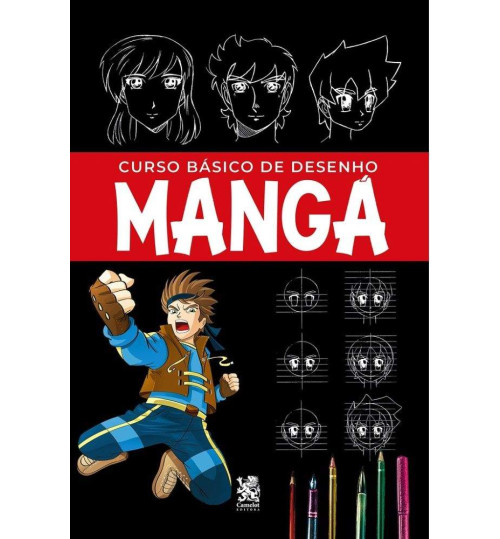 Livro Curso Básico de Desenho - Mangá