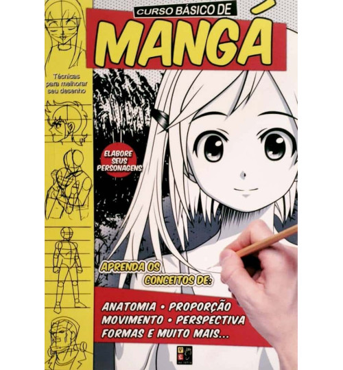 Livro Curso Básico de Mangá