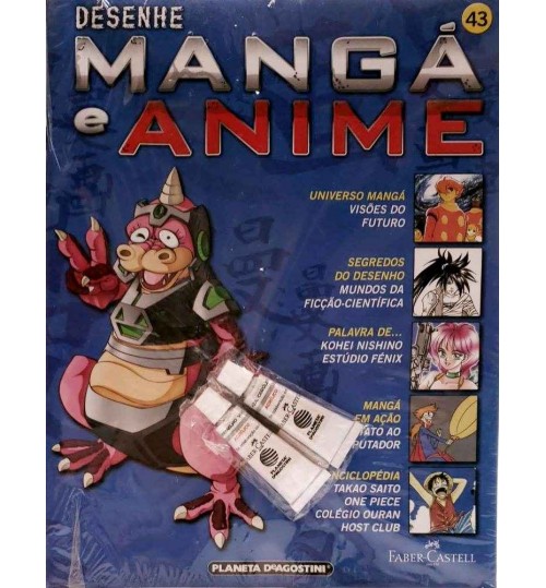 Revista Desenhe MangÃ¡ e Anime Volume 43