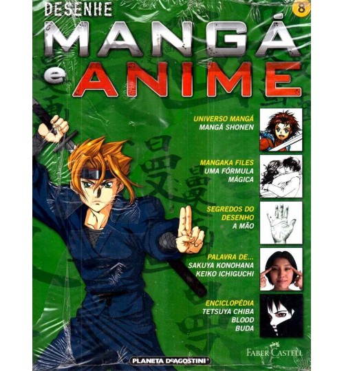 Revista Desenhe MangÃ¡ e Anime Volume 8