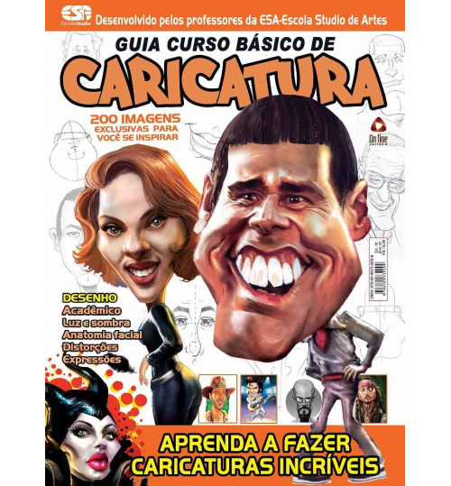 Revista Guia Curso Básico de Caricatura